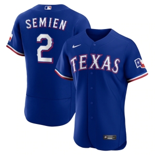 Men's Texas Rangers Marcus Semien Nike Royal Alternate Authentic Player Jersey