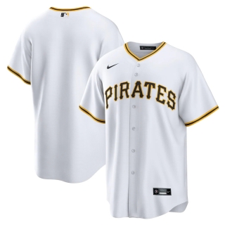 Men's Pittsburgh Pirates Nike White Home Blank Replica Jersey