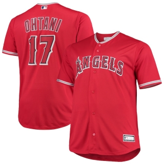 Men's Los Angeles Angels Shohei Ohtani Red Big & Tall Replica Player Jersey