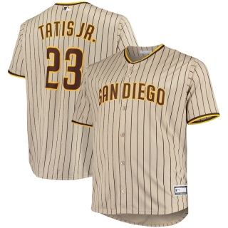 Men's San Diego Padres Fernando Tatis Jr Sand Big & Tall Replica Player Jersey