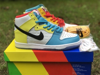 Authentic Fro skate x Nike SB Dunk High “All Love No Hate” Women Shoes