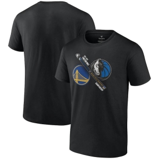Dallas Mavericks vs Golden State Warriors Fanatics Branded 2022 NBA Playoffs Western Conference Finals Matchup Dual Purpose T-Shirt -