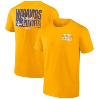 Golden State Warriors Fanatics Branded 2022 NBA Playoffs Dunk T-Shirt - Gold_265577