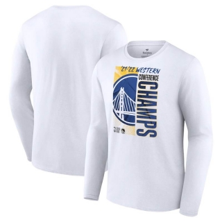 Golden State Warriors Fanatics Branded 2022 Western Conference Champions Locker Room Long Sleeve T-Shirt - White_265573