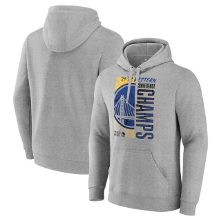 Golden State Warriors Fanatics Branded 2022 Western Conference Champions Locker Room Pullover Hoodie - Heathered Gray_265572