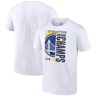 Golden State Warriors Fanatics Branded 2022 Western Conference Champions Locker Room T-Shirt - White_265571