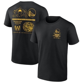 Golden State Warriors Fanatics Branded Court Street Collective T-Shirt - Black_265566