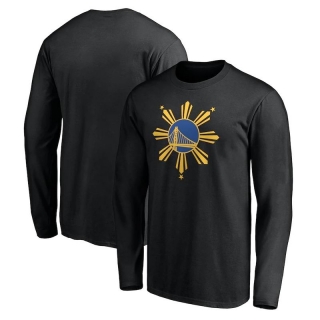 Golden State Warriors Fanatics Branded Filipino Heritage Night Long Sleeve T-Shirt - Black_265565