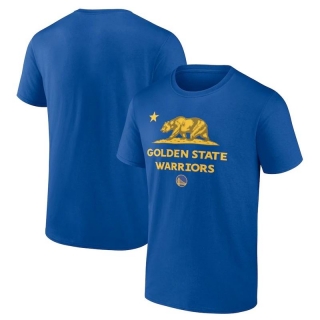 Golden State Warriors Fanatics Branded Hometown Collection State Flag T-Shirt - Royal_265560