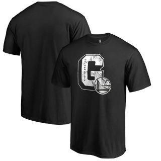 Golden State Warriors Fanatics Branded Letterman T-Shirt - Black_265558