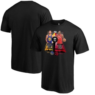 Golden State Warriors vs Toronto Raptors Fanatics Branded 2019 NBA Finals Dueling Pride Of People Matchup T-Shirt - Black_265529
