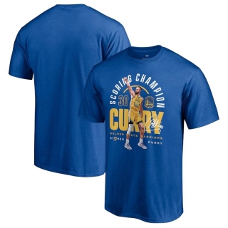 Stephen Curry Golden State Warriors Fanatics Branded 2021 NBA Scoring Champion T-Shirt - Royal_265525