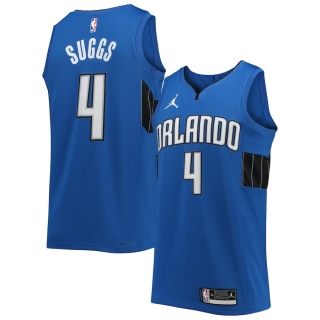Men's Orlando Magic Jalen Suggs Jordan Brand Blue 2021-22 Swingman Jersey - Statement Edition