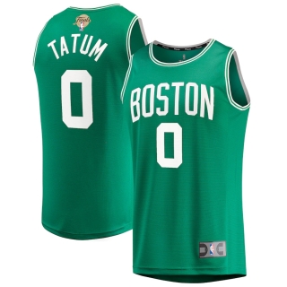 Men's Boston Celtics Jayson Tatum Fanatics Branded Kelly Green 2022 NBA Finals Fast Break Replica Player Jersey - Icon Edition