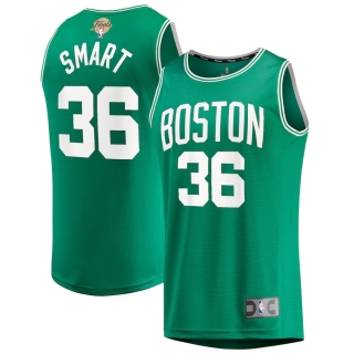 Men's Boston Celtics Marcus Smart Fanatics Branded Kelly Green 2022 NBA Finals Fast Break Replica Player Jersey - Icon Edition