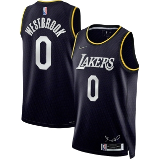Men's Los Angeles Lakers Russell Westbrook Nike Black 2022 Select Series MVP Swingman Jersey