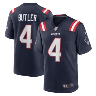 Men's New England Patriots Malcolm Butler Nike Navy Game Jersey