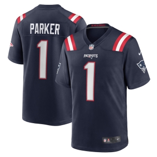 Men's New England Patriots DeVante Parker Nike Navy Game Jersey