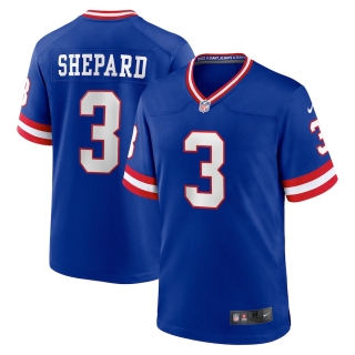 Men's New York Giants Sterling Shepard Nike Royal Classic Player Game Jersey