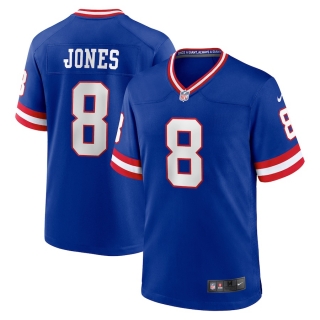 Men's New York Giants Daniel Jones Nike Royal Classic Player Game Jersey
