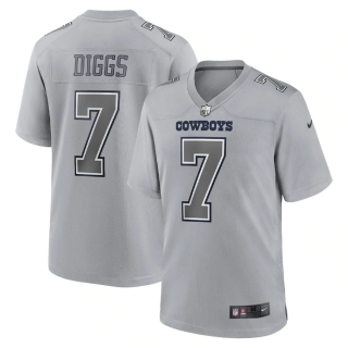 Men's Dallas Cowboys Trevon Diggs Nike Gray Atmosphere Fashion Game Jersey