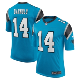 Men's Carolina Panthers Sam Darnold Nike Blue Vapor Limited Jersey