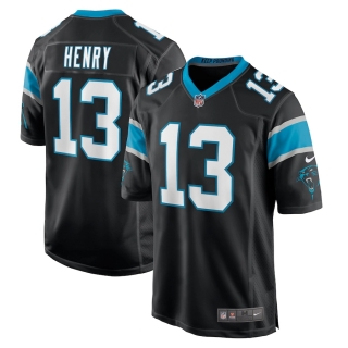 Men's Carolina Panthers Ra'Shaun Henry Nike Black Game Player Jersey