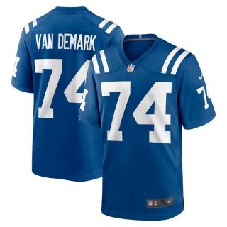 Men's Indianapolis Colts Ryan Van Demark Nike Royal Game Player Jersey
