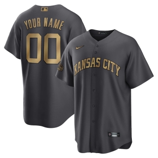 Men's Kansas City Royals Nike Charcoal 2022 MLB All-Star Game Replica Custom Jersey