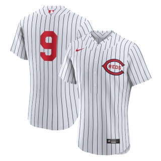 Men's Cincinnati Reds Mike Moustakas Nike White 2022 MLB at Field of Dreams Game Authentic Player Jersey