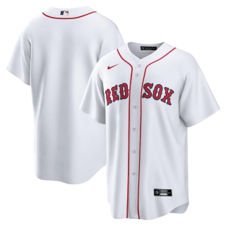 Men's Boston Red Sox Nike White Home Blank Replica Jersey