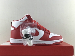 Authentic Nike Dunk High “University Red”