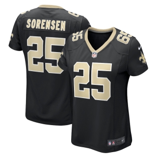 Men's New Orleans Saints Daniel Sorensen Nike Black Player Game Jersey
