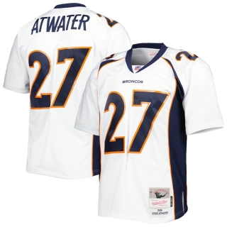 Men's Denver Broncos Steve Atwater Mitchell & Ness White 1998 Legacy Replica Jersey