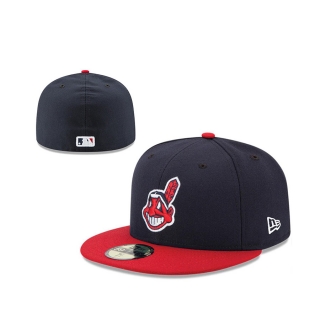 MLB Cleveland Indians Fitted Hat SF - 227
