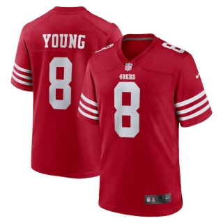 Men's San Francisco 49ers Steve Young Nike Scarlet Retired Game Player Jersey