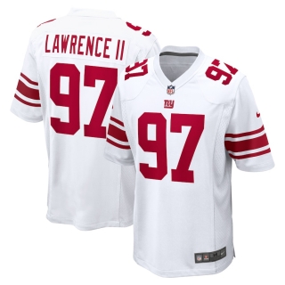 Men's New York Giants Dexter Lawrence II Nike White Game Player Jersey