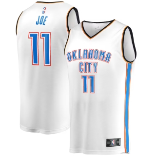 Men's Oklahoma City Thunder Isaiah Joe Fanatics Branded White Fast Break Player Jersey - Association Edition