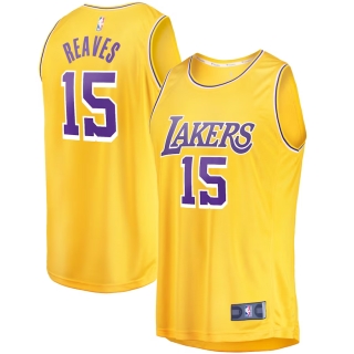 Men's Los Angeles Lakers Austin Reaves Fanatics Branded Gold Fast Break Player Jersey - Icon Edition