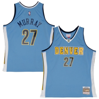 Men's Denver Nuggets Jamal Murray Mitchell & Ness Light Blue 2016-17 Swingman Jersey