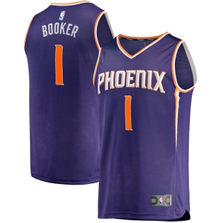 Men's Phoenix Suns Devin Booker Fanatics Branded Purple Big & Tall Fast Break Player Jersey - Icon Edition