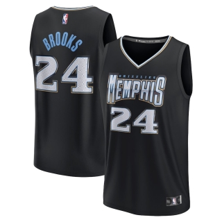 Men's Memphis Grizzlies Dillon Brooks Fanatics Branded Black 2022-23 Fastbreak Jersey - City Edition