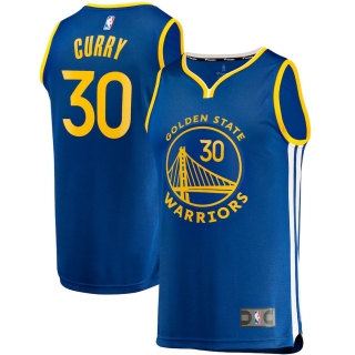 Men's Golden State Warriors Stephen Curry Fanatics Branded Royal Big & Tall Fast Break Player Jersey - Icon Edition