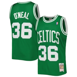 Men's Boston Celtics Shaquille O'Neal Mitchell & Ness Kelly Green Hardwood Classics 2010-11 Jersey