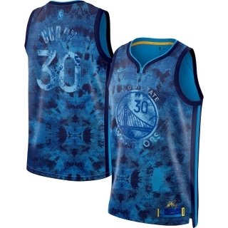 Unisex Golden State Warriors Stephen Curry Nike Blue Select Series Swingman Jersey
