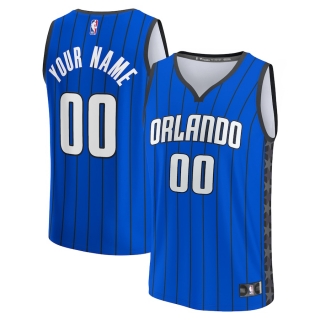Men's Orlando Magic Fanatics Branded Blue Fast Break Custom Jersey - Statement Edition