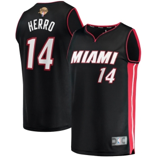 Men's Miami Heat Tyler Herro Fanatics Branded Black 2023 NBA Finals Fast Break Player Jersey - Icon Edition