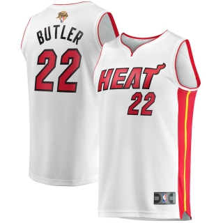 Men's Miami Heat Jimmy Butler Fanatics Branded White 2023 NBA Finals Fast Break Player Jersey - Association Edition