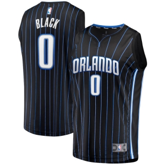 Men's Orlando Magic Anthony Black Fanatics Branded Black 2023 NBA Draft First Round Pick Fast Break Replica Jersey - Icon Edition