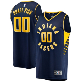 Men's Indiana Pacers First Round Fanatics Branded Navy 2023 NBA Draft First Round Pick Fast Break Replica Jersey - Icon Edition